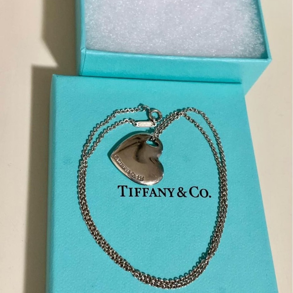 Tiffany co heart necklace
